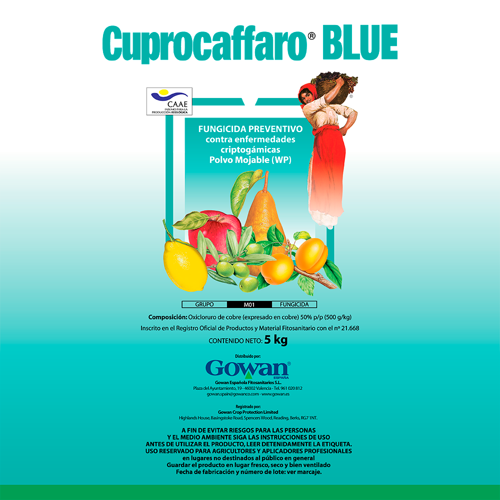 fungicida CUPROCAFFARO BLUE
